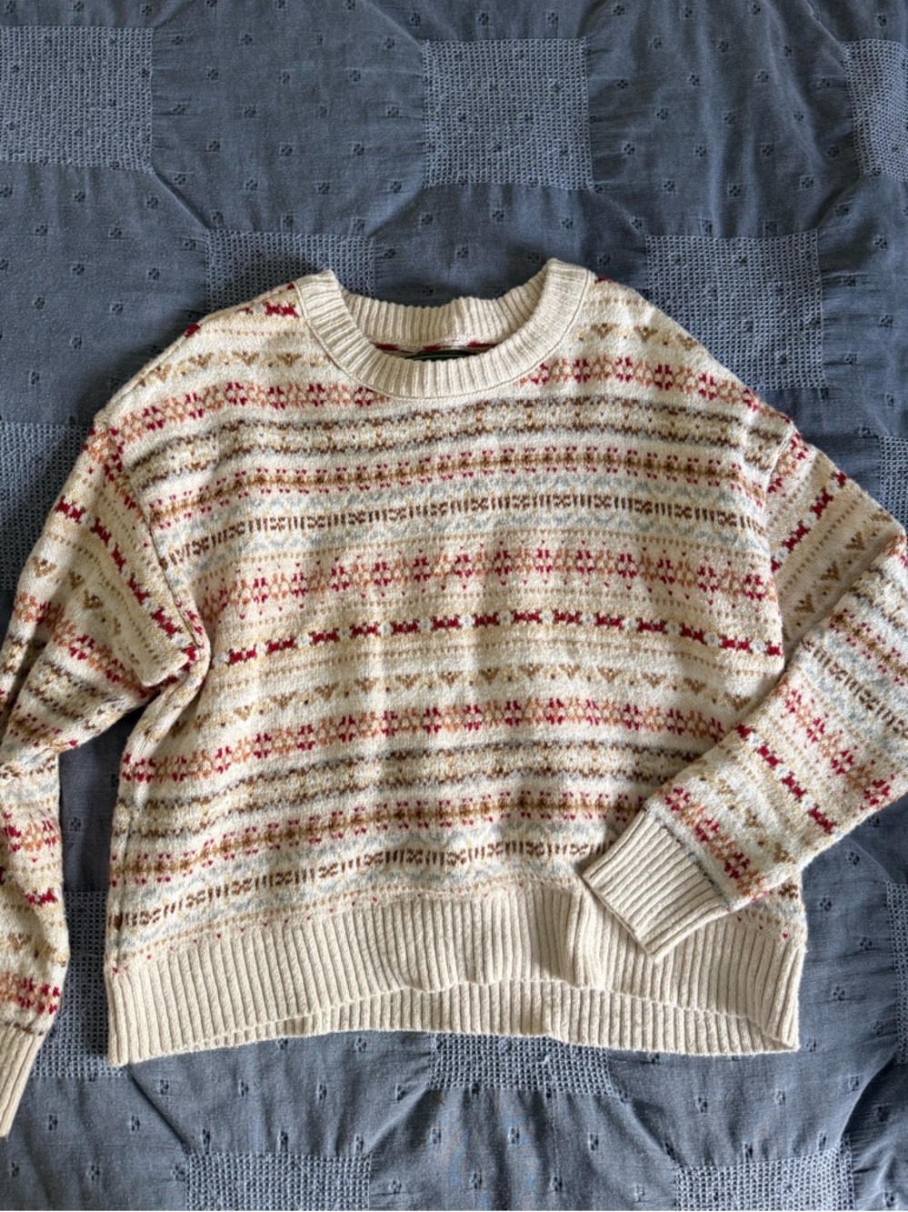 American Eagle Fair Isle Knit Sweater